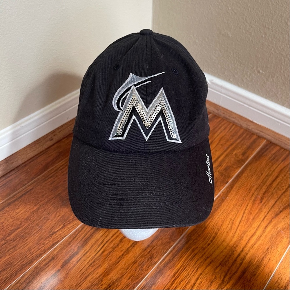 Miami Marlins Baseball Cap - Hat - Women’s - Adjustable Sizes